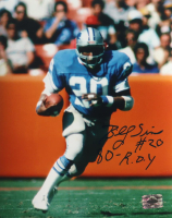 Billy Sims Signed Lions 8x10 Photo Inscribed "80-R.O.Y." (Wilder Side of Sports) at PristineAuction.com