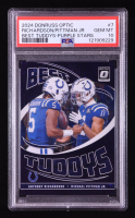Anthony Richardson/Michael Pittman Jr. 2024 Donruss Optic Best Tuddys Purple Stars #7 #20/25 RC (PSA 10) at PristineAuction.com