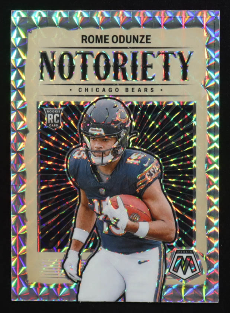 Rome Odunze 2024 Panini Mosaic Notoriety Mosaic #24 RC