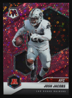 Josh Jacobs 2021 Panini Mosaic Mosaic No Huddle Pink AFC #235 #14/20 at PristineAuction.com
