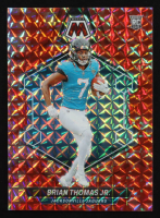 Brian Thomas Jr. 2024 Panini Mosaic Mosaic Camo Red #323 RC at PristineAuction.com