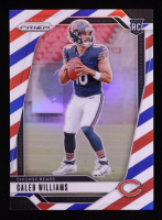 Caleb Williams 2024 Panini Prizm Prizms Red White and Blue #301 RC at PristineAuction.com