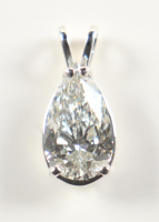 New 4.24 Carats Lab Grown Diamond Pendant G, VS2 | Estimated Retail Value: $6,660 (UGL & IGI) at PristineAuction.com