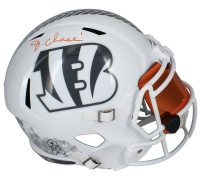 Ja'Marr Chase Signed Bengals Full-Size Salute to Service Alternate Speed Helmet with Custom Visor (Beckett) at PristineAuction.com