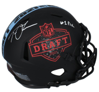 Trevor Lawrence Signed 2021 NFL Draft Logo Full-Size Authentic On-Field Speed Helmet Inscribed "#1 Pick" (Fanatics) at PristineAuction.com