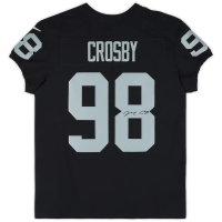 Maxx Crosby Signed Raiders Nike Elite Authentic Jersey (Fanatics) at PristineAuction.com