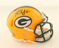 Aaron Jones Signed Packers Speed Mini Helmet (JSA) at PristineAuction.com