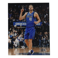 Dirk Nowitzki Signed Mavericks 8x10 Photo (Beckett) at PristineAuction.com