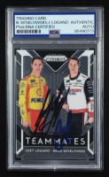Brad Keselowski & Joey Logano Signed 2019 Panini Prizm Teammates #5 (PSA) at PristineAuction.com