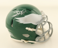Jalen Hurts Signed Eagles Throwback Speed Mini Helmet (JSA) at PristineAuction.com