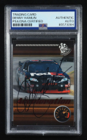 Denny Hamlin Signed 2009 Press Pass Red #204 (PSA) at PristineAuction.com