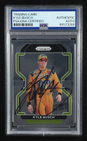 Kyle Busch Signed 2022 Panini Prizm #38 (PSA) at PristineAuction.com