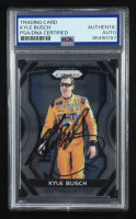 Kyle Busch Signed 2018 Panini Prizm #29 (PSA) at PristineAuction.com