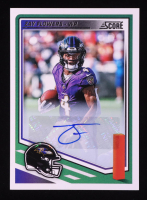 Zay Flowers 2025 Score Signatures #267 at PristineAuction.com