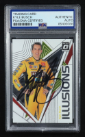 Kyle Busch Signed 2020 Donruss Optic Illusion #1 (PSA) at PristineAuction.com