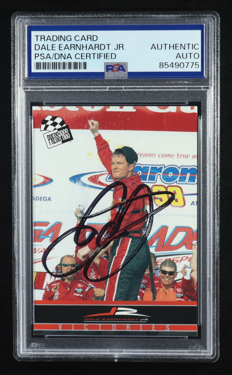 Dale Earnhardt Jr. Signed 2004 Press Pass Dale Earnhardt Jr. #24 (PSA) at PristineAuction.com Dale Earnhardt Jr. Signed 2004 Press Pass Dale Earnhardt Jr. #24 (PSA) at PristineAuction.com