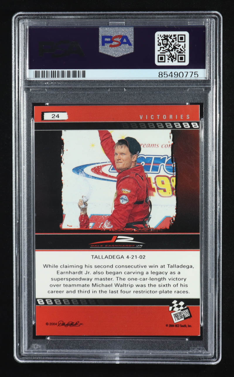 Dale Earnhardt Jr. Signed 2004 Press Pass Dale Earnhardt Jr. #24 (PSA) at PristineAuction.com Dale Earnhardt Jr. Signed 2004 Press Pass Dale Earnhardt Jr. #24 (PSA) at PristineAuction.com