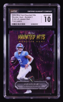Jaxon Dart 2024 Wild Card Haunted Hits Monster Hunt Zombie 3 Pink Lazers #1/4 RC (CGC 10) at PristineAuction.com