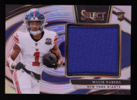 Malik Nabers 2024 Select Jumbo Rookie Swatch Prizm #29 #024/149 RC at PristineAuction.com