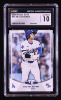 Shohei Ohtani 2024 Topps 50/50 #15 (CGC 10) at PristineAuction.com