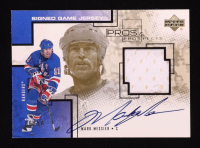 Mark Messier 2000-01 Upper Deck Pros and Prospects Game Jersey Autograph Exclusives #SMM #6/50 at PristineAuction.com