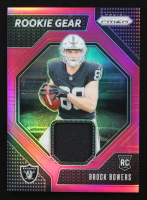 Brock Bowers 2024 Panini Prizm Rookie Gear Pink #3 RC at PristineAuction.com