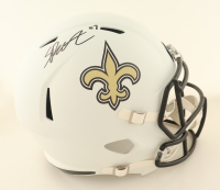 Spencer Rattler Signed Saints Full-Size Lunar Eclipse Alternate Speed Helmet (PSA) at PristineAuction.com
