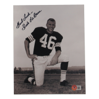 Dick LeBeau Signed Browns 8x10 Photo Inscribed "Good Luck" (Beckett) at PristineAuction.com
