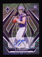 JJ McCarthy 2024 Panini Phoenix Rookie Autographs Pandora #185 RC at PristineAuction.com