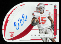 Ezekiel Elliott 2016 Panini National Treasures Collegiate Die Cut Signatures #5 RC #61/99 at PristineAuction.com