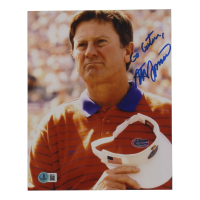 Steve Spurrier Signed Florida Gators 8x10 Photo Inscribed "Go Gators" (Beckett) at PristineAuction.com