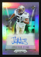 Jonathan Vilma 2024 Panini Prizm Deca Signatures Prizms Silver #28 at PristineAuction.com