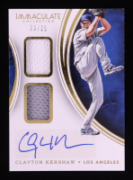 Clayton Kershaw 2016 Immaculate Collection Immaculate Autograph Dual Materials #2 #23/25 at PristineAuction.com