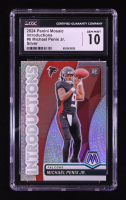 Michael Penix Jr. 2024 Panini Mosaic Introductions Silver #6 RC (CGC 10) at PristineAuction.com