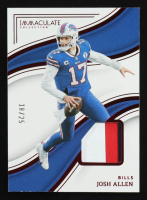 Josh Allen 2023 Immaculate Collection Red #74 JSY #18/25 at PristineAuction.com