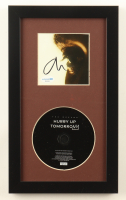 The Weeknd Signed Custom Framed "Hurry Up Tomorrow" CD Album Insert Display With Disc (ACOA) at PristineAuction.com