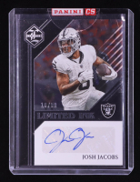 Josh Jacobs 2023 Limited Limited Ink Silver Spotlight #22 #10/99 at PristineAuction.com