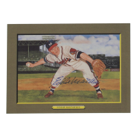 Eddie Mathews Signed Perez Steele Great Moments Card #28 (Beckett) at PristineAuction.com