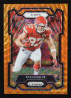 Travis Kelce 2023 Panini Prizm Prizms Orange Wave #151 #59/60 at PristineAuction.com
