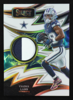 CeeDee Lamb 2024 Select Sparks Materials Prizm White #21 #73/75 at PristineAuction.com
