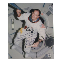 Jack R. Lousma Signed NASA 8x10 Photo with Extensive Inscription (Beckett) at PristineAuction.com
