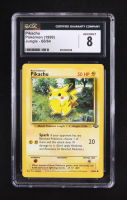 Pikachu Pokemon 1999 Jungle Unlimited #60 (CGC 8) at PristineAuction.com
