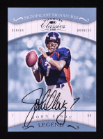 John Elway 2001 Donruss Classics Significant Signatures #166 at PristineAuction.com