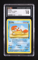 Krabby Pokemon 1999 Fossil Unlimited #51 (CGC 10) at PristineAuction.com
