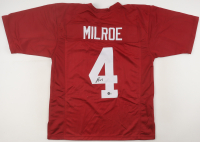 Jalen Milroe Signed Jersey (Beckett) at PristineAuction.com