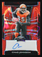 Chad Johnson 2025 Leaf Metal Autographs Red Lava #BACJ1 #5/10 at PristineAuction.com