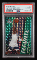 Anthony Edwards 2020-21 Panini Mosaic Elevate Mosaic Green #12 RC (PSA 10) at PristineAuction.com