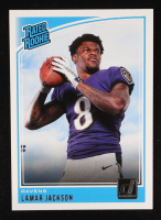 Lamar Jackson 2018 Donruss Rated Rookie #317 RC at PristineAuction.com