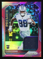 CeeDee Lamb 2020 Panini Prizm Premier Jerseys Pink #7 RC at PristineAuction.com