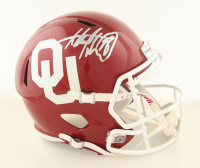 Adrian Peterson Signed Oklahoma Sooners Full-Size Speed Helmet (JSA) at PristineAuction.com